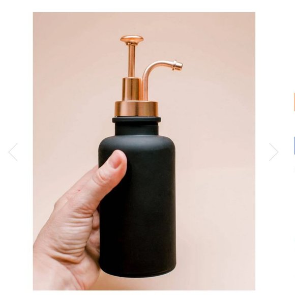 Other - Matte Black Apothecary Soap Dispenser